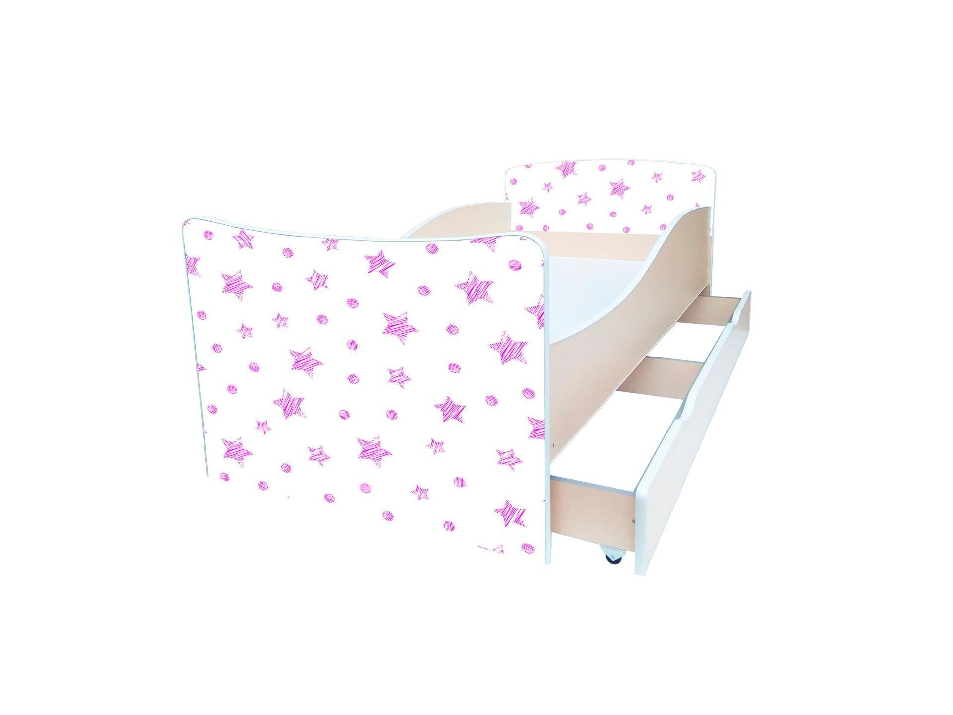 Кровать детская Viorina-Deko Kinder 6 с ящиком ламинированное ДСП 80х170 мм Белый