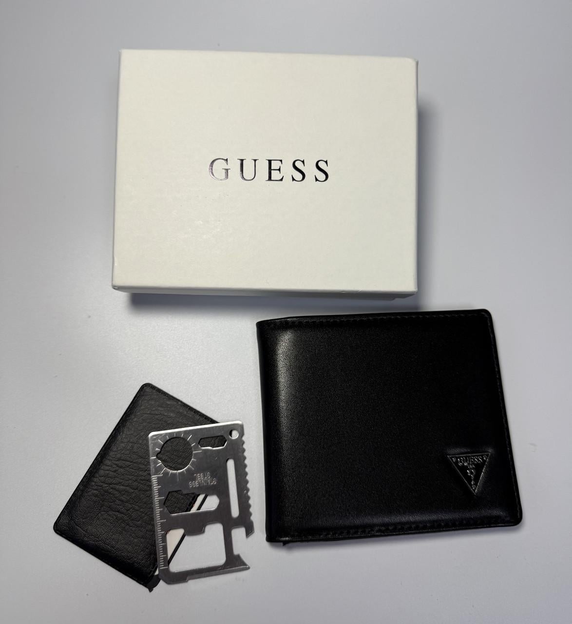 Кошелек мужской Guess Черный - фото 6