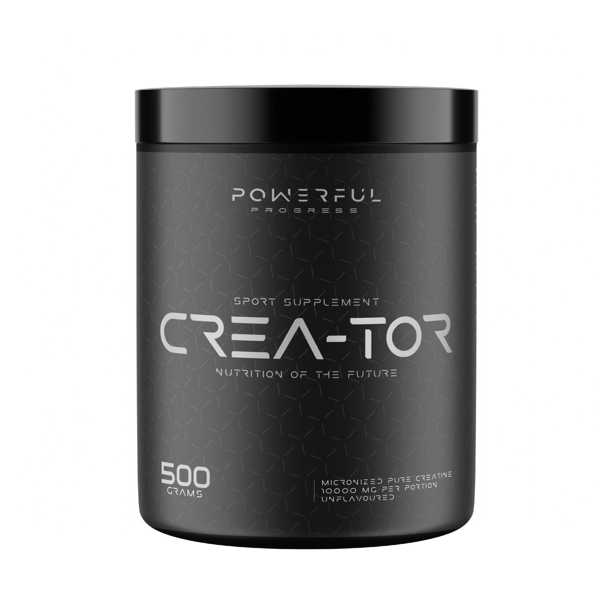 Креатин Powerful Progress Crea-Tor Micronized 500 г Без вкусовых добавок