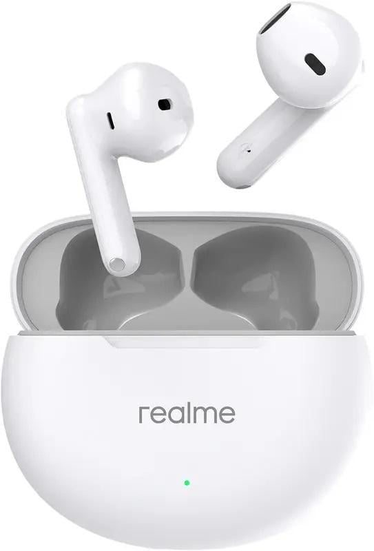 Наушники беспроводные Realme Buds T01 Bluetooth 5.4 AI ENC TWS White (26074929)