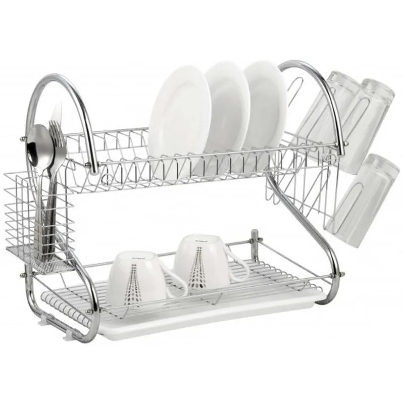 Сушарка для посуду Kitchen Storage Rack 34х23х34 см - фото 3 Сушарка для посуду Kitchen Storage Rack 34х23х34 см - фото 3