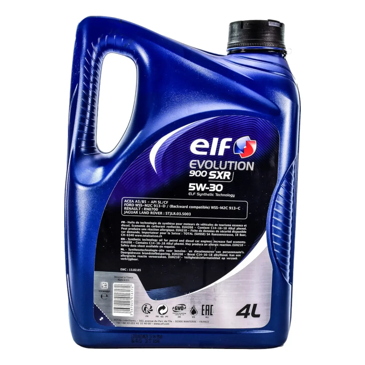 Моторная смазка Elf 5w30 Evolution 900 SXR 4 л (2489244657) - фото 2 Моторная смазка Elf 5w30 Evolution 900 SXR 4 л (2489244657) - фото 2