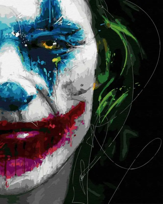 Картина за номерами Brushme Джокер 40x50 см (BRM42372)
