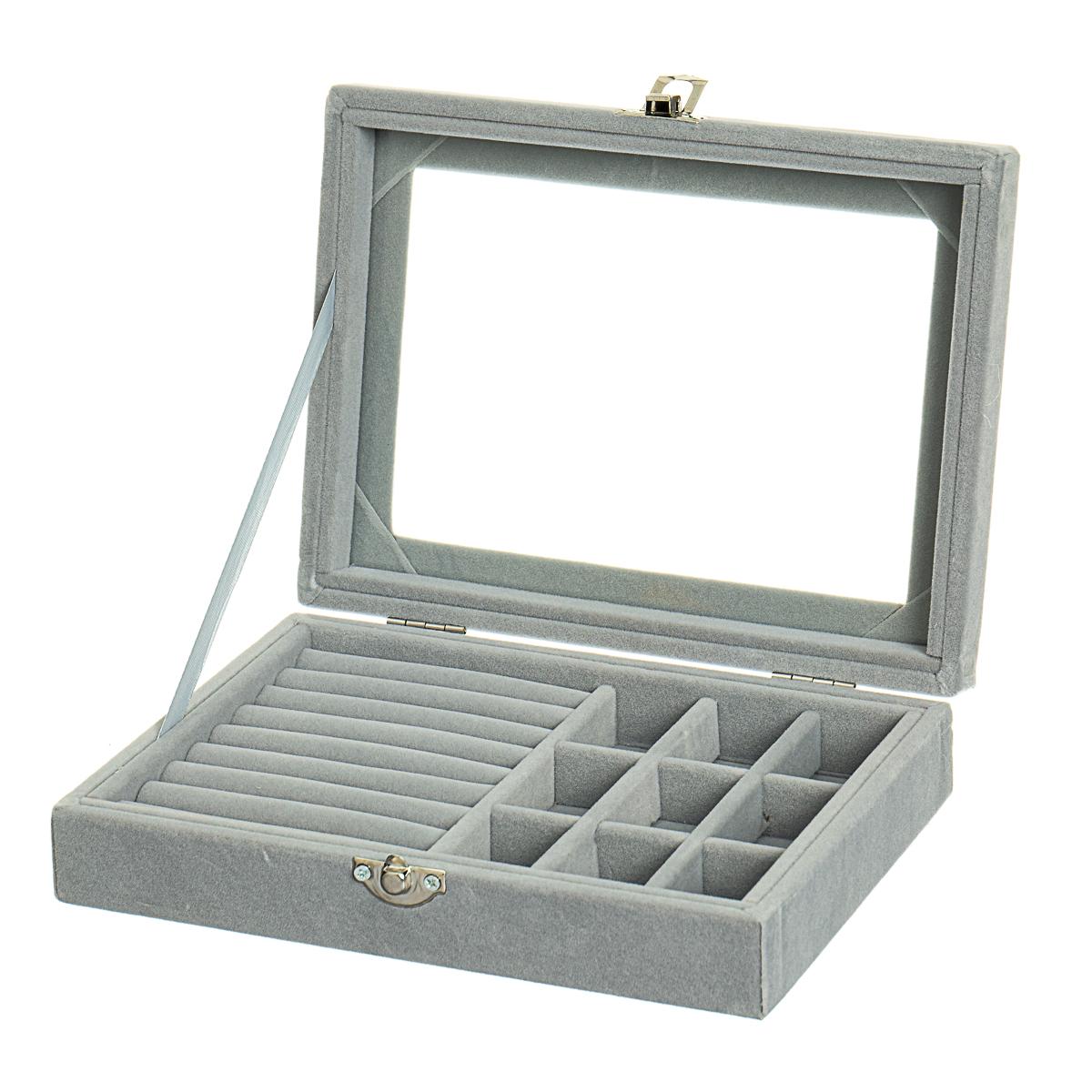 Шкатулка для прикрас Elisey Сірий (0505-006/white)