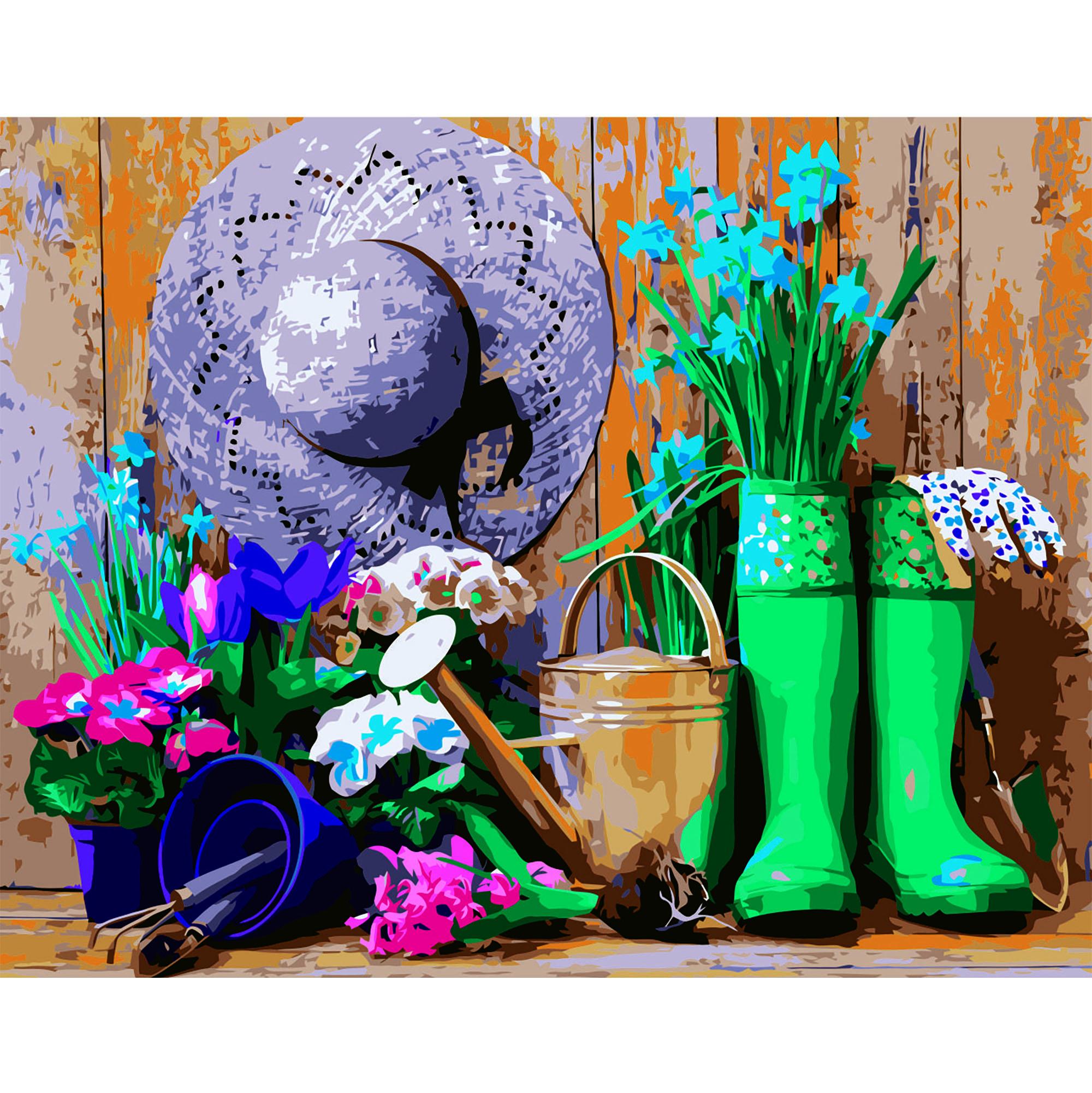 Картина по номерам Strateg Дачный натюрморт 40x50 см (VA-2566)