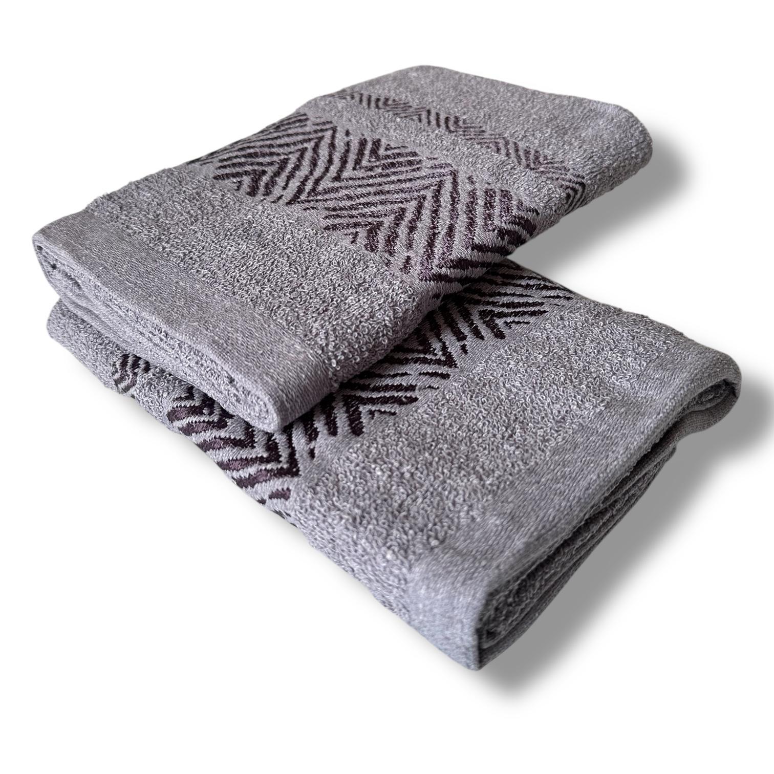 Полотенце махровое Malloory Home 70x140 см Серый (6722-2) - фото 2 Полотенце махровое Malloory Home 70x140 см Серый (6722-2) - фото 2