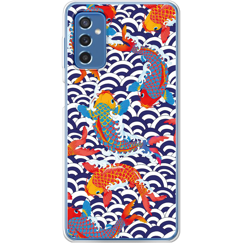 Чехол BoxFace Samsung Galaxy M52 (M526) Koi Fish Прозрачный силикон (43657-up2477-43657)
