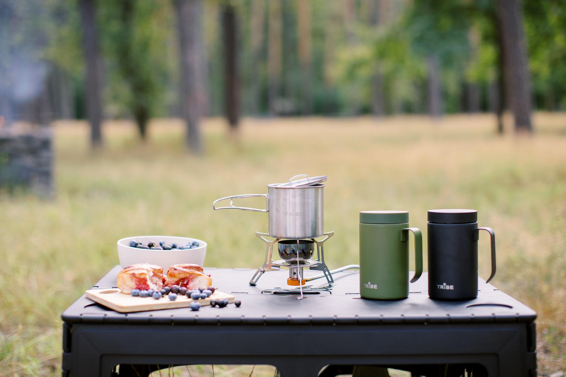 Кружка з кришкою та складними ручками Tribe Camping Cup (T-FA-0012-metal) - фото 10 Кружка з кришкою та складними ручками Tribe Camping Cup (T-FA-0012-metal) - фото 10