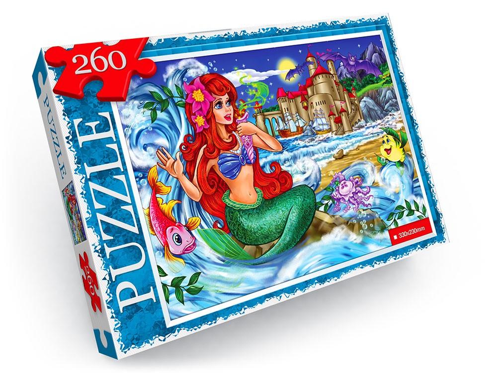 Пазлы детские Русалочка 330х230 мм 260 эл. Пазлы детские Русалочка 330х230 мм 260 эл.