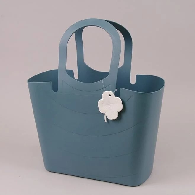 Сумка пластиковая Flora Lucy 30 см Джинс (16575)