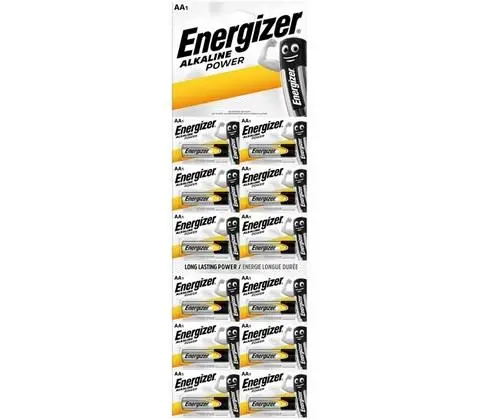 Батарейка Energizer AA LR6 на блистере пальчик 12 шт. - фото 2