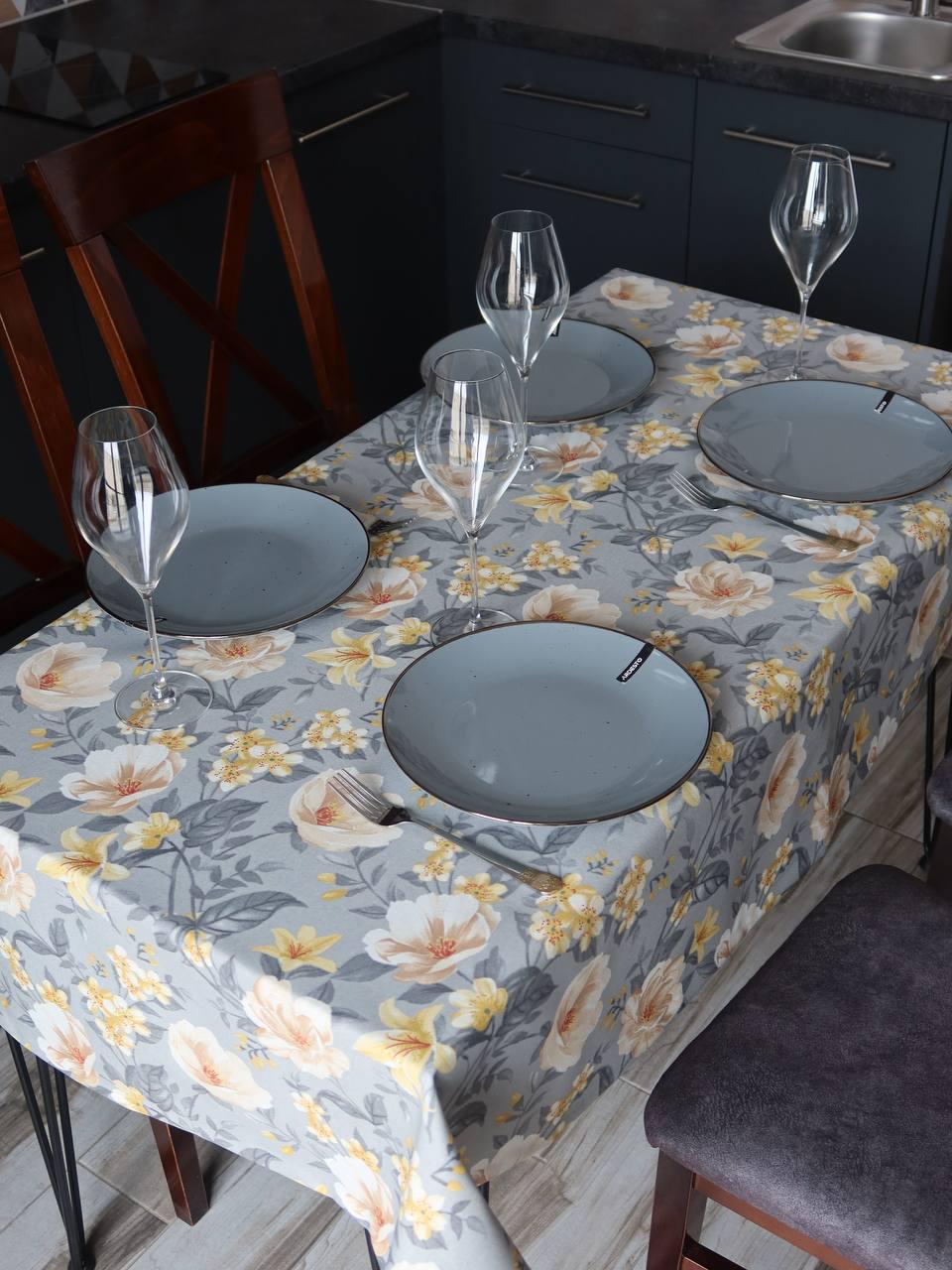 Скатертина водовідштовхувальна тефлонова прямокутна 300x170 см (30041-p5) - фото 7 Скатертина водовідштовхувальна тефлонова прямокутна 300x170 см (30041-p5) - фото 7