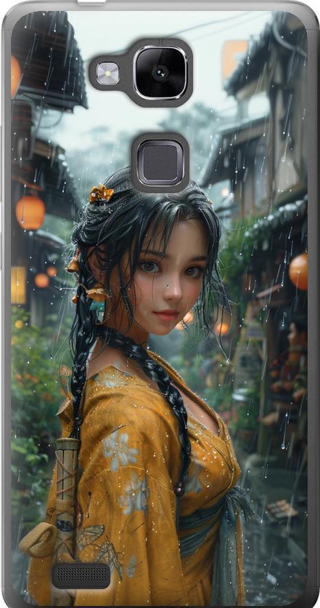 Чехол на Huawei Ascend Mate 7 Anime-girl (6133u-140-42517)
