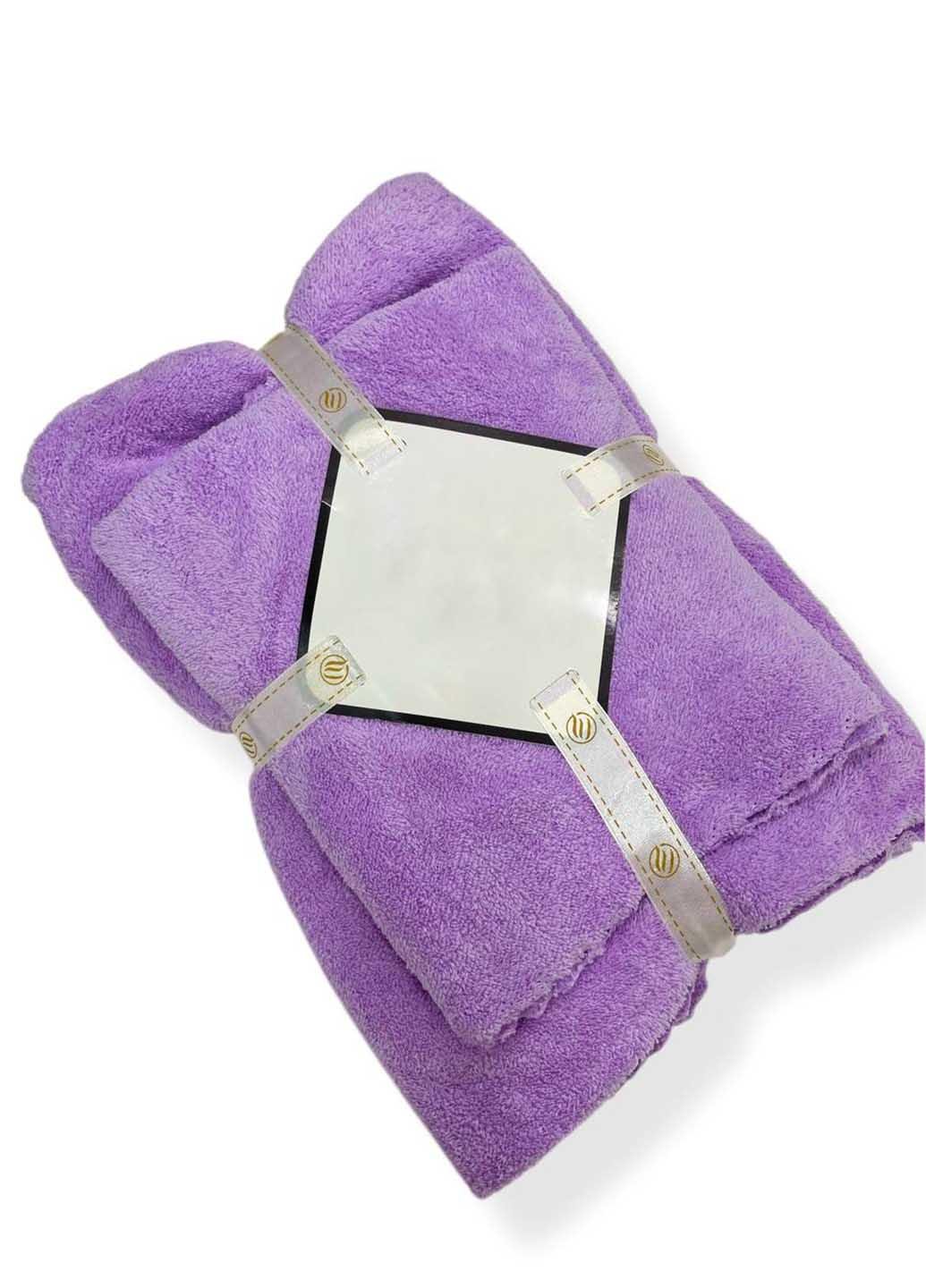 Комплект однотонних рушників мікрофібру 2 шт. (21-8)