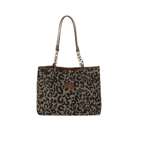 Сумка женская Тоут в леопардовом принте (C01311)