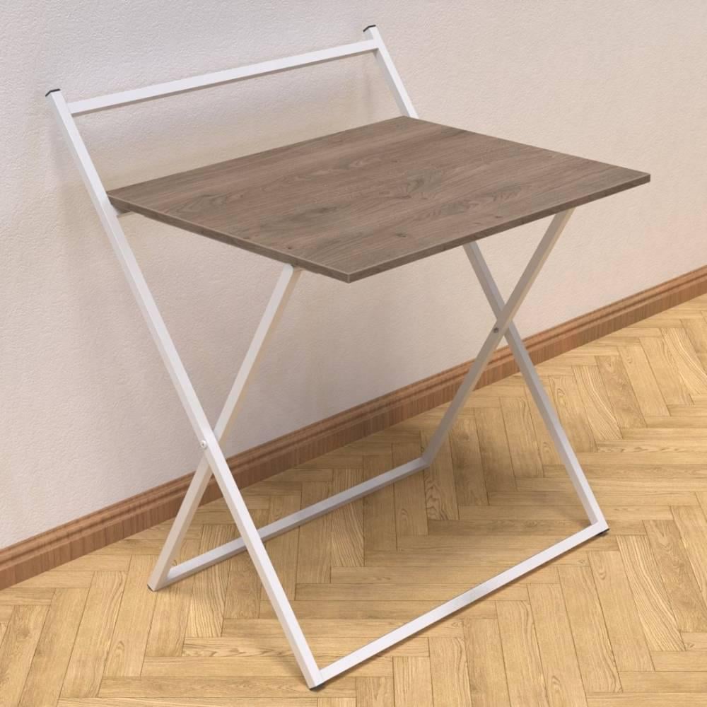 Стіл-трансформер Ferrum-decor Компакт 3 метал/ДСП 16 мм 750x790x720 мм Білий/Дуб Сонома Трюфель (FRD-104687) - фото 1 Стіл-трансформер Ferrum-decor Компакт 3 метал/ДСП 16 мм 750x790x720 мм Білий/Дуб Сонома Трюфель (FRD-104687) - фото 1