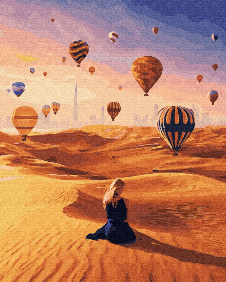 Картина по номерам Brushme Шары в пустыне ОАЕ (GX25361)