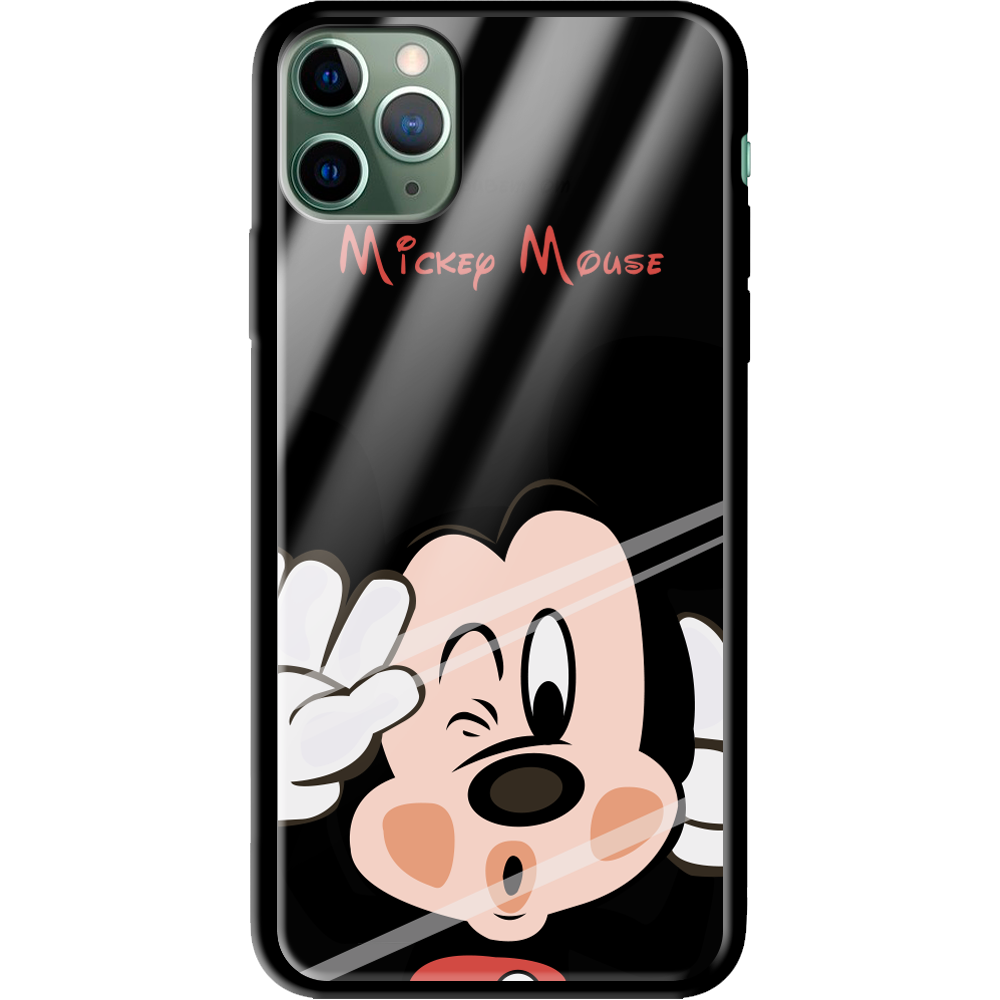 Чохол Boxface iPhone 11 Pro Max Mister M Чорний силікон зі склом (38194-cc58-38347)