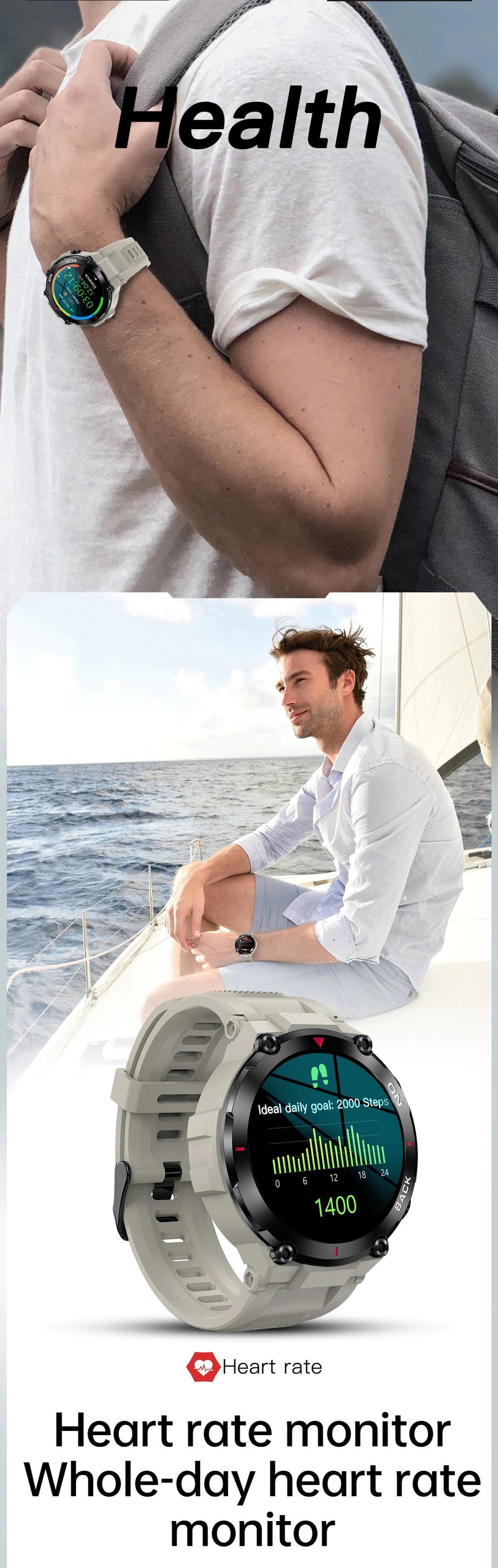 Смарт-годинник для військових Lemfo K37 з GPS - фото 13 Смарт-годинник для військових Lemfo K37 з GPS - фото 13