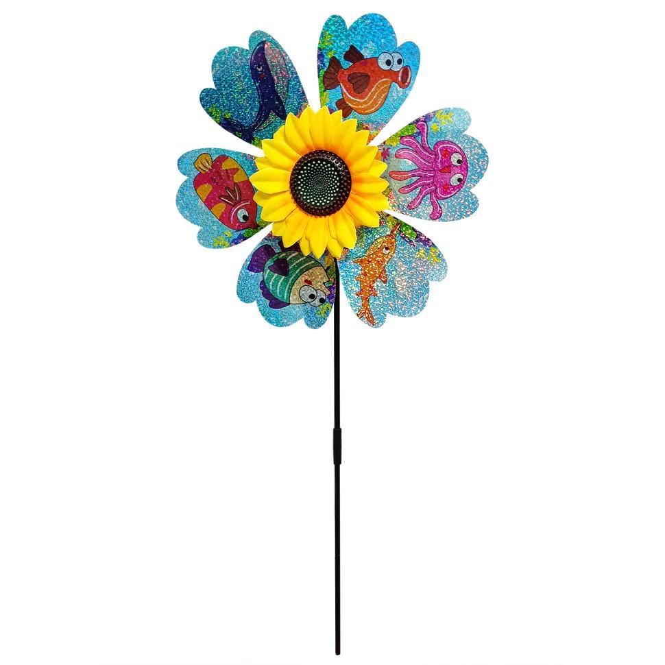 Дитяча іграшка Вітряк Риби МR 1225-2 Квітка d 28/48 см (26129401) Дитяча іграшка Вітряк Риби МR 1225-2 Квітка d 28/48 см (26129401)