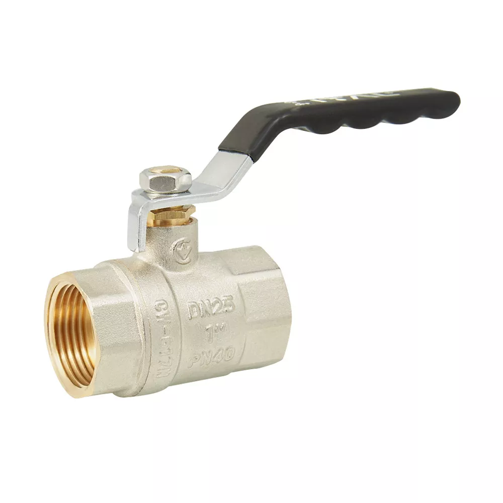 Кран кульовий ITAL PN40 1" ВВ ручка Нікель (SQ-1046049) - фото 1 Кран кульовий ITAL PN40 1" ВВ ручка Нікель (SQ-1046049) - фото 1