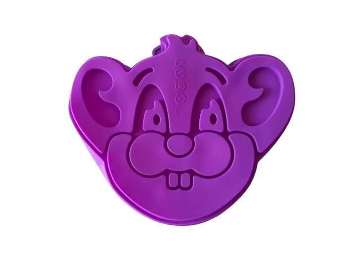 Форма кондитерская для выпечки пирога Мышка силиконовая 2x19x4 см (19559)