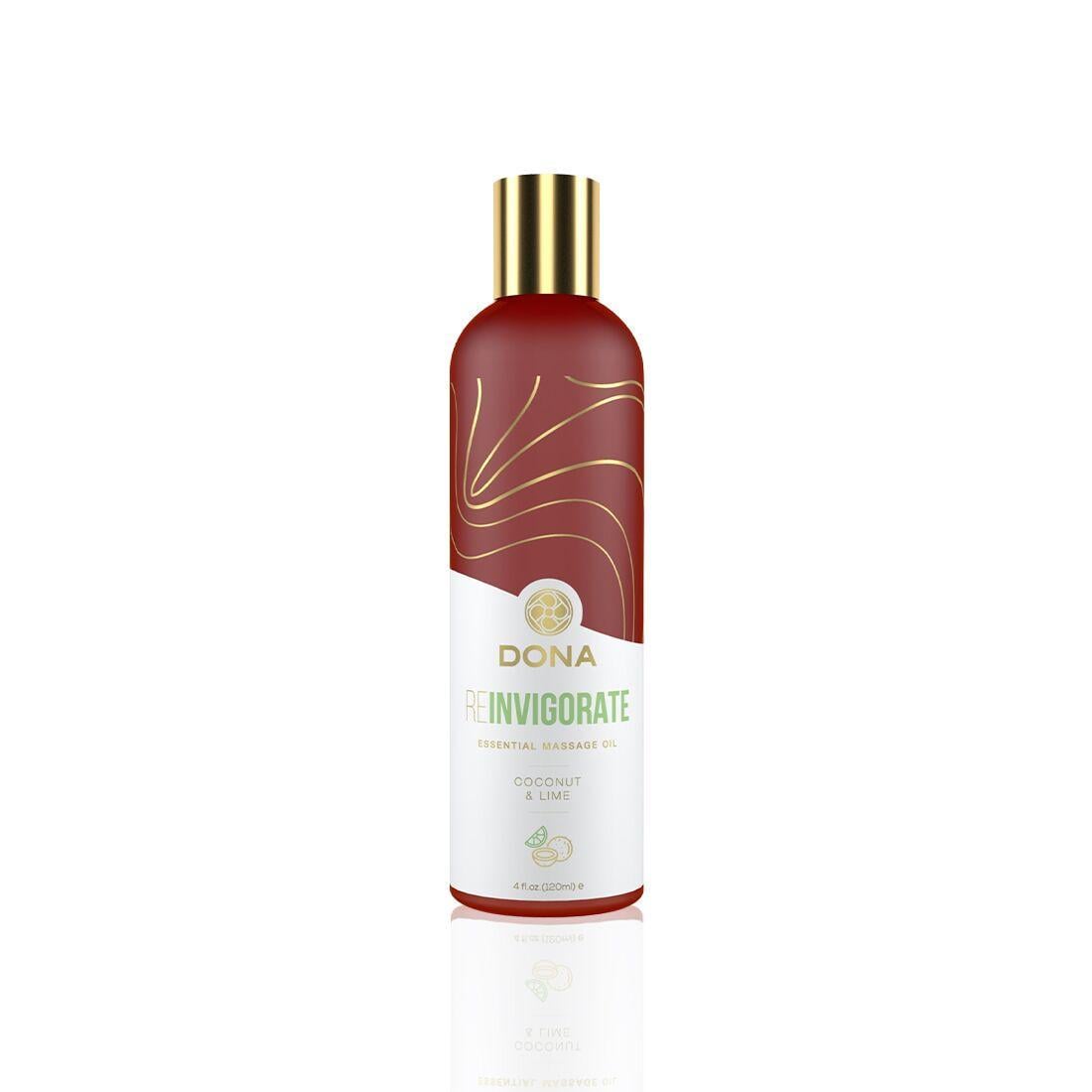 Масло массажное Dona Essential Massage Oil Reinvigorate Coconut&Lime 120 мл (SO2622) Масло массажное Dona Essential Massage Oil Reinvigorate Coconut&Lime 120 мл (SO2622)