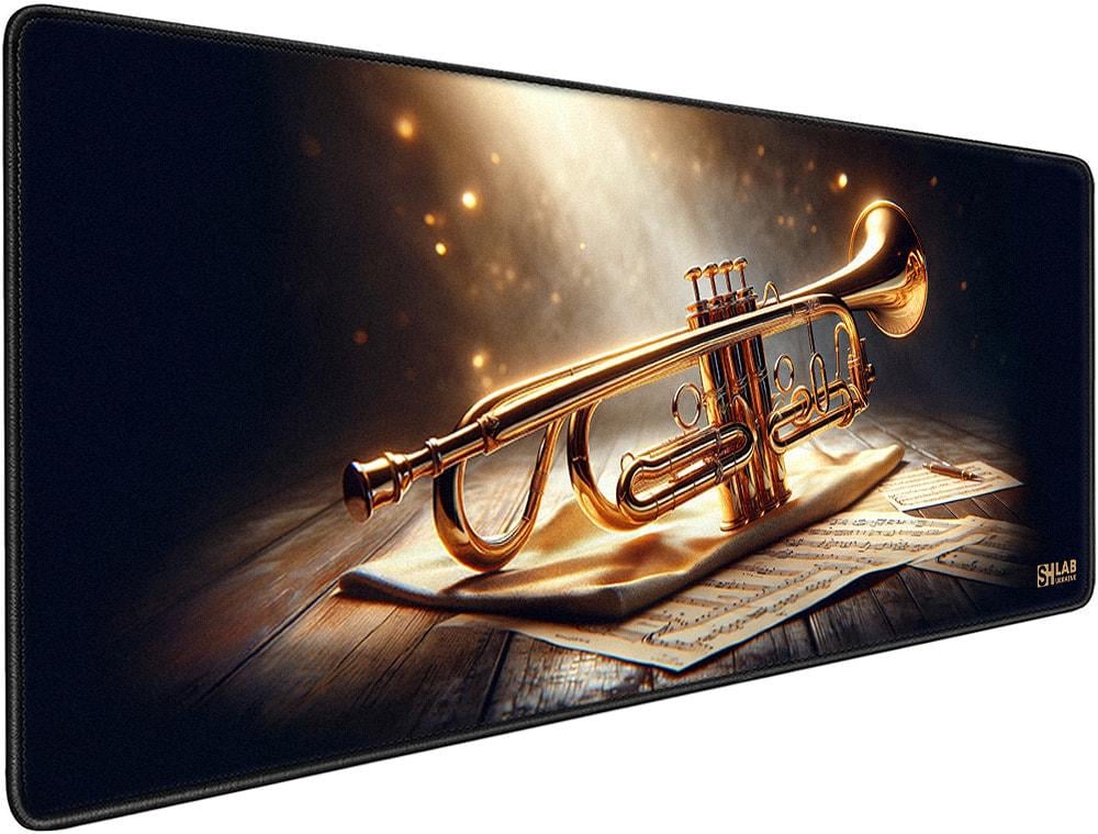 Килимок для мишки SHLab Gleaming Trumpet on Sheet Music SHM-414 70х30 см (35967)