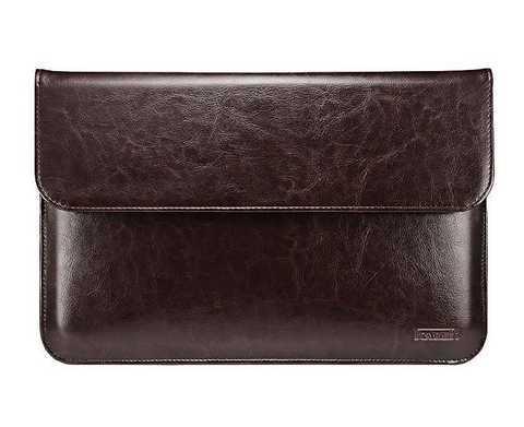 Чехол-папка ICarer Genuine Leather Case for Macbook Pro 13, Blue
