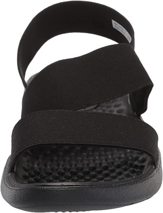 Сандалії Crocs LiteRide Stretch р.W8/EUR 38-39 Black/Black (11320786) - фото 2