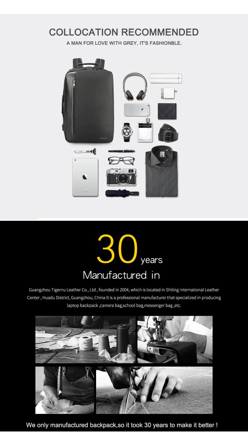 Рюкзак городской Tigernu T-B3639 3в1 для ноутбука - фото 15