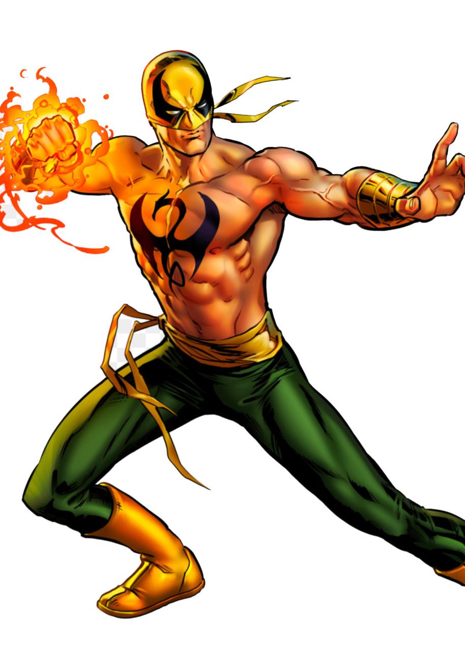 Картина постер Gee! Marvel heroes Герої Марвел Залізний Кулак 40х60 см MH.09.012