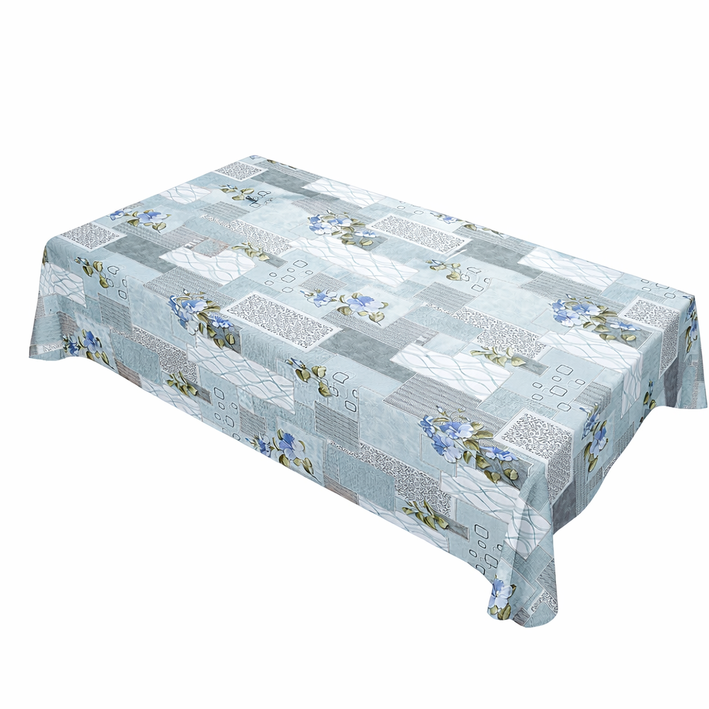Клеенка на стол Glossy MA-5982-3 1,37х20 м Серо-синий (33726883)