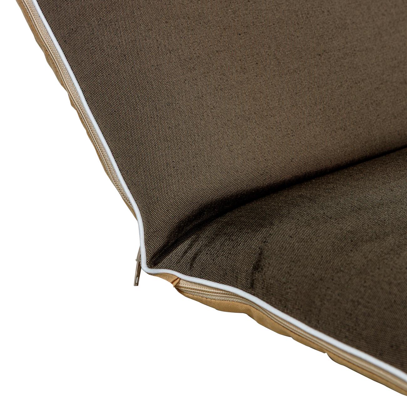 Матрас для шезлонга Ost-Fran TRIO тексилк 189x58x5 см Серо-бежевое плетение 709/501 (3914) - фото 3 Матрас для шезлонга Ost-Fran TRIO тексилк 189x58x5 см Серо-бежевое плетение 709/501 (3914) - фото 3