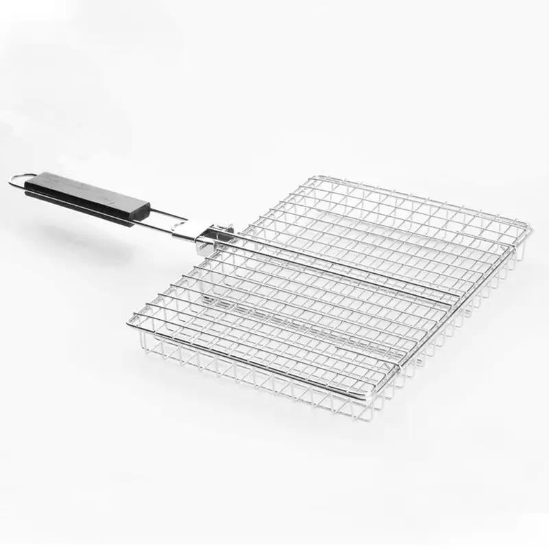 Решітка для гриля із нержавіючої сталі для овочів та мяса 32х46,5 см (25107271) Решітка для гриля із нержавіючої сталі для овочів та мяса 32х46,5 см (25107271)