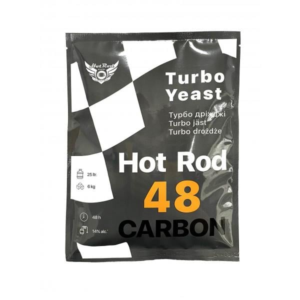 Дріжджі турбо Hot Rod 48 Carbon на 25 л 175 г