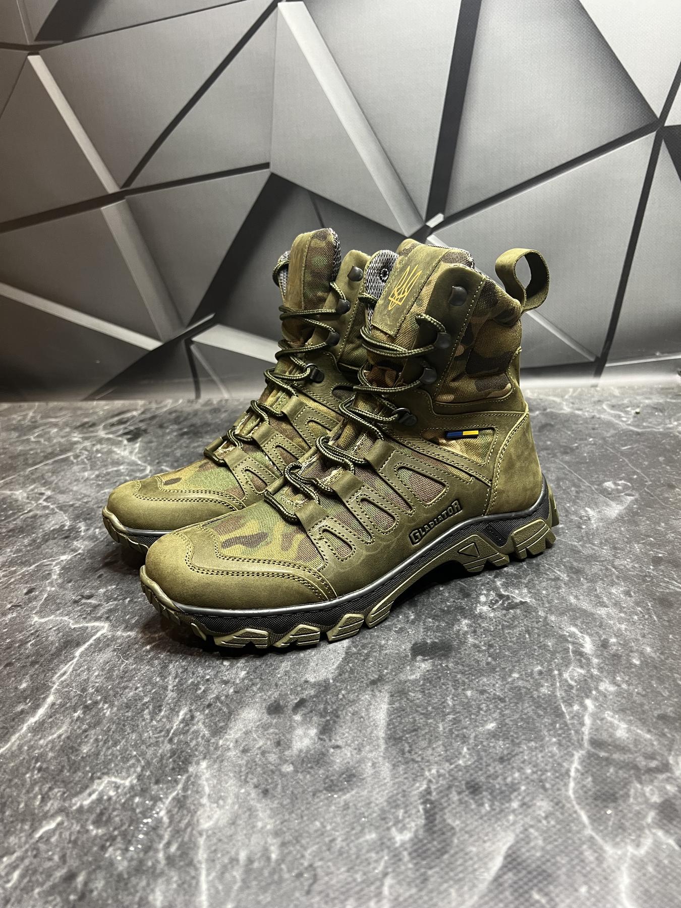 Берцы мужские демисезонные р. 42 Хаки/Мультикам