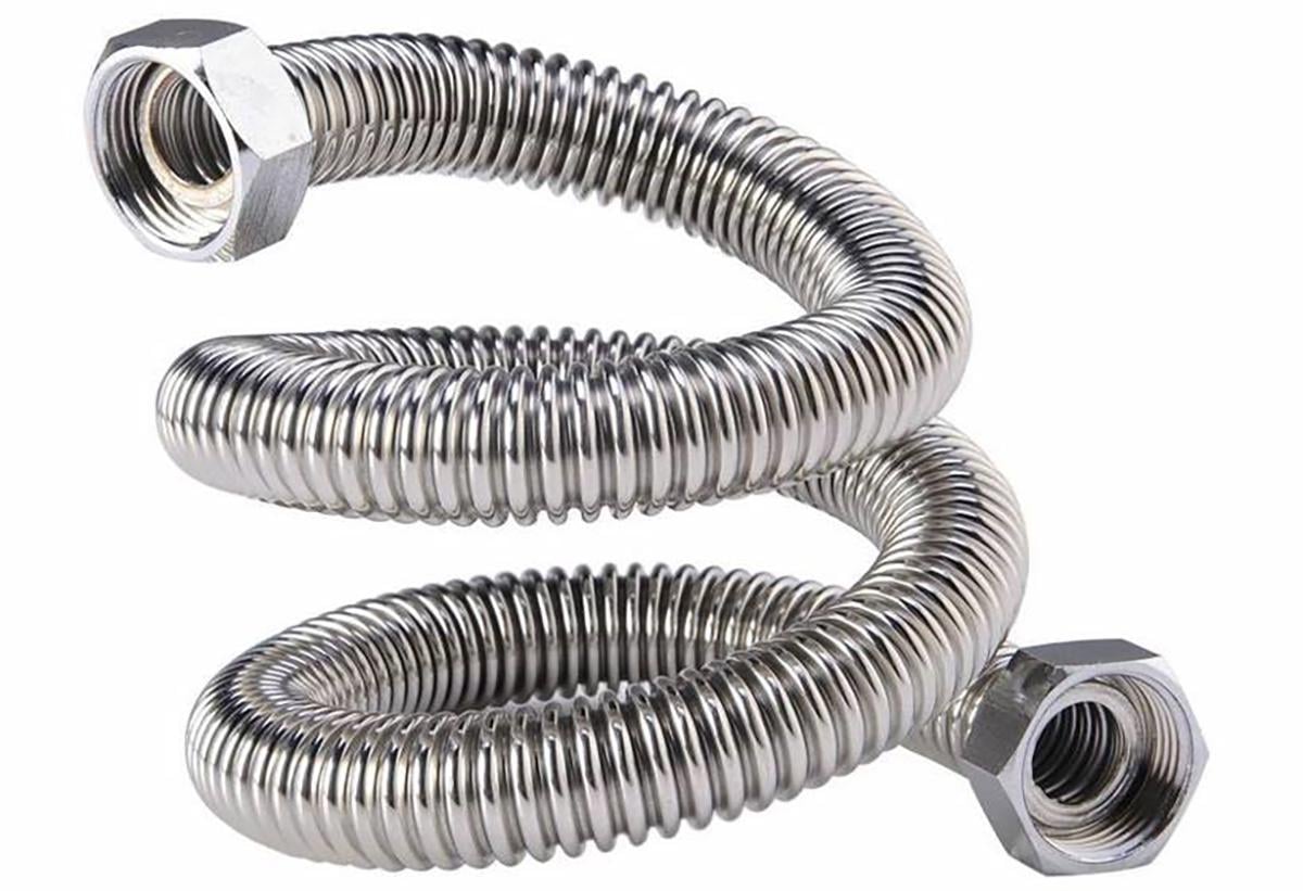 Шланг для підключення газовий Eco-Flex Газ/Стандарт 250 см гайка-гайка d 12 мм 1/2" (G1FF250)