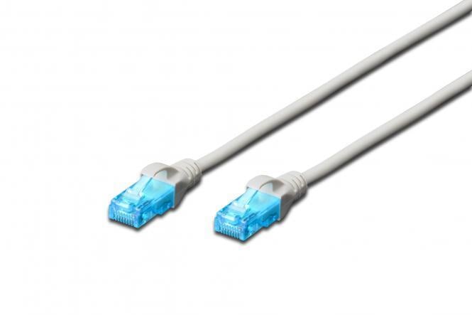 Патч-корд Assmann CAT 5e U-UTP Cu PVC AWG 26/7 DK-1511-0025 0,25 м Gray