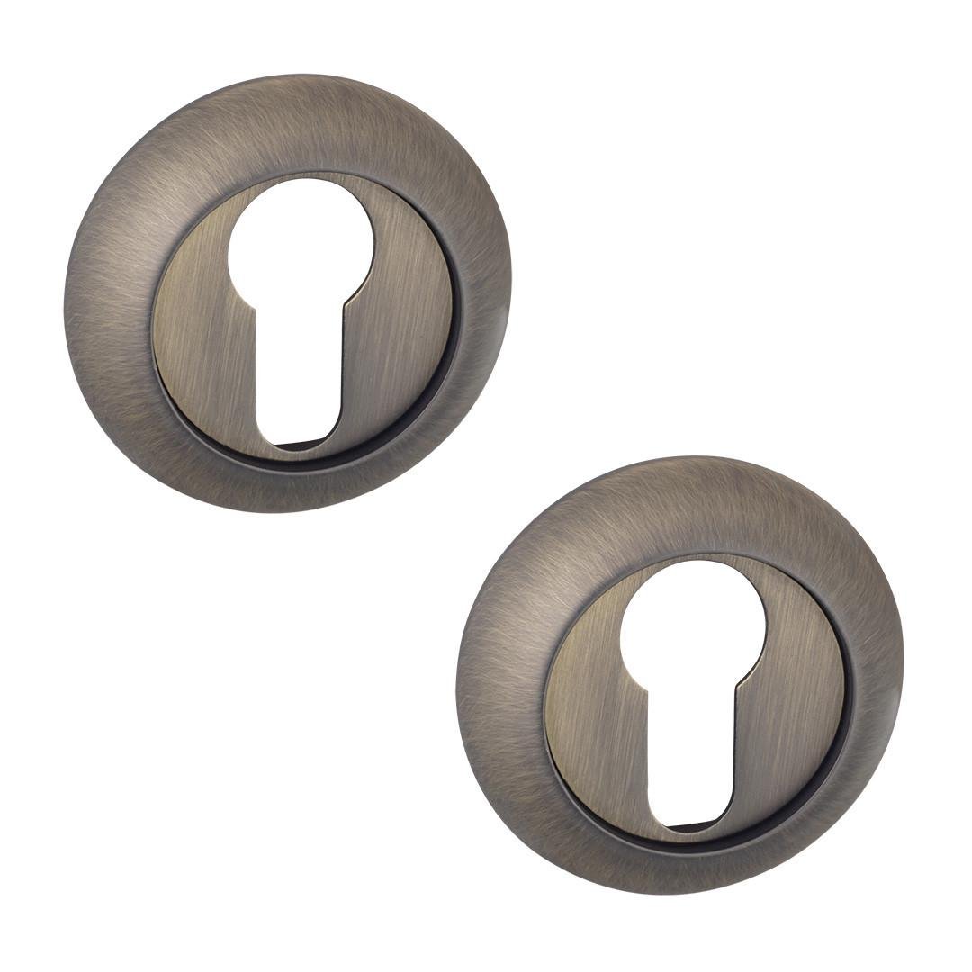 Накладки под цилиндр PZ SIBA R02 матовая Бронза (R02 4 70 70) - фото 1 Накладки под цилиндр PZ SIBA R02 матовая Бронза (R02 4 70 70) - фото 1