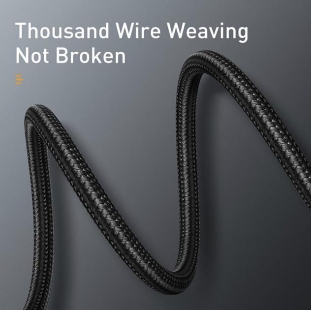 Кабель USB Type-C Baseus з підсвічуванням 2 м Чорний - фото 4 Кабель USB Type-C Baseus з підсвічуванням 2 м Чорний - фото 4