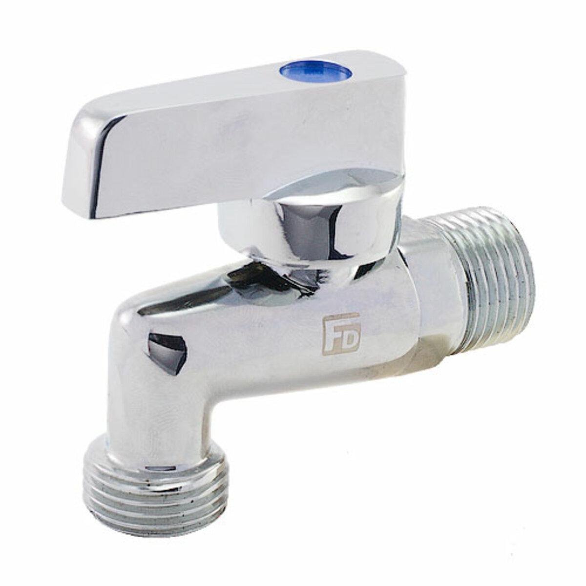 Кран для сантехнических приборов FADO S.r.l усиленный угловой 1/2x1/2" (KZ21)