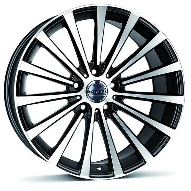 Литые диски Borbet BLX 9,5x19 5x114,3 ET40 DIA70,5 Matt black polished