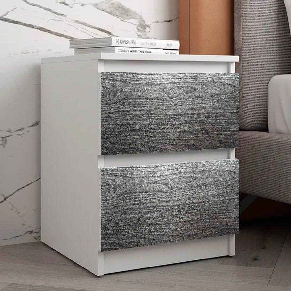 Плівка самоклеюча дерево 0,45х10 м Чорно-срібний (822) - фото 5 Плівка самоклеюча дерево 0,45х10 м Чорно-срібний (822) - фото 5