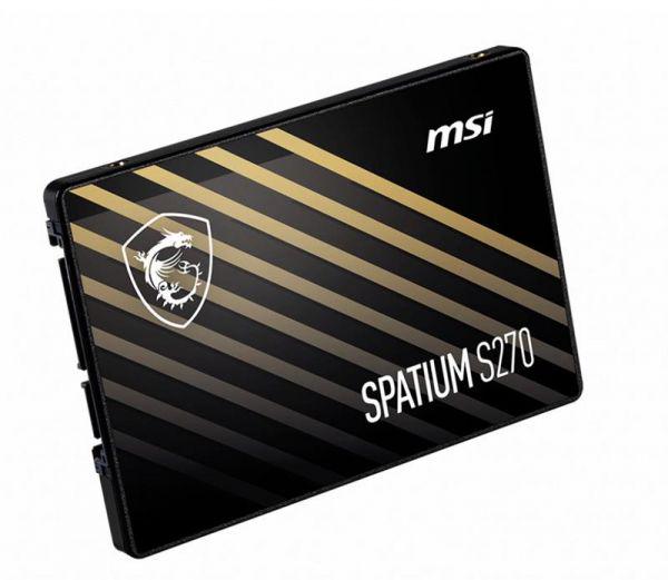 SSD-накопичувач MSI Spatium S270 480GB 2,5" SATAIII 3D TLC (S78-440E350-P83) - фото 3