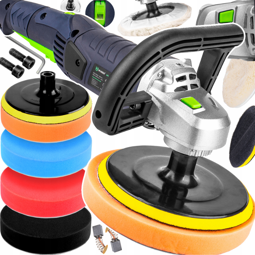 Полірувальна машинка Wuber 2400 Вт (W2100312) - фото 4 Полірувальна машинка Wuber 2400 Вт (W2100312) - фото 4