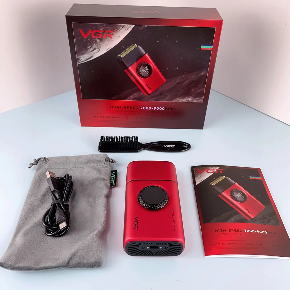 Электробритва шейвер VGR V-377 High-speed Red (2598352077) - фото 5 Электробритва шейвер VGR V-377 High-speed Red (2598352077) - фото 5