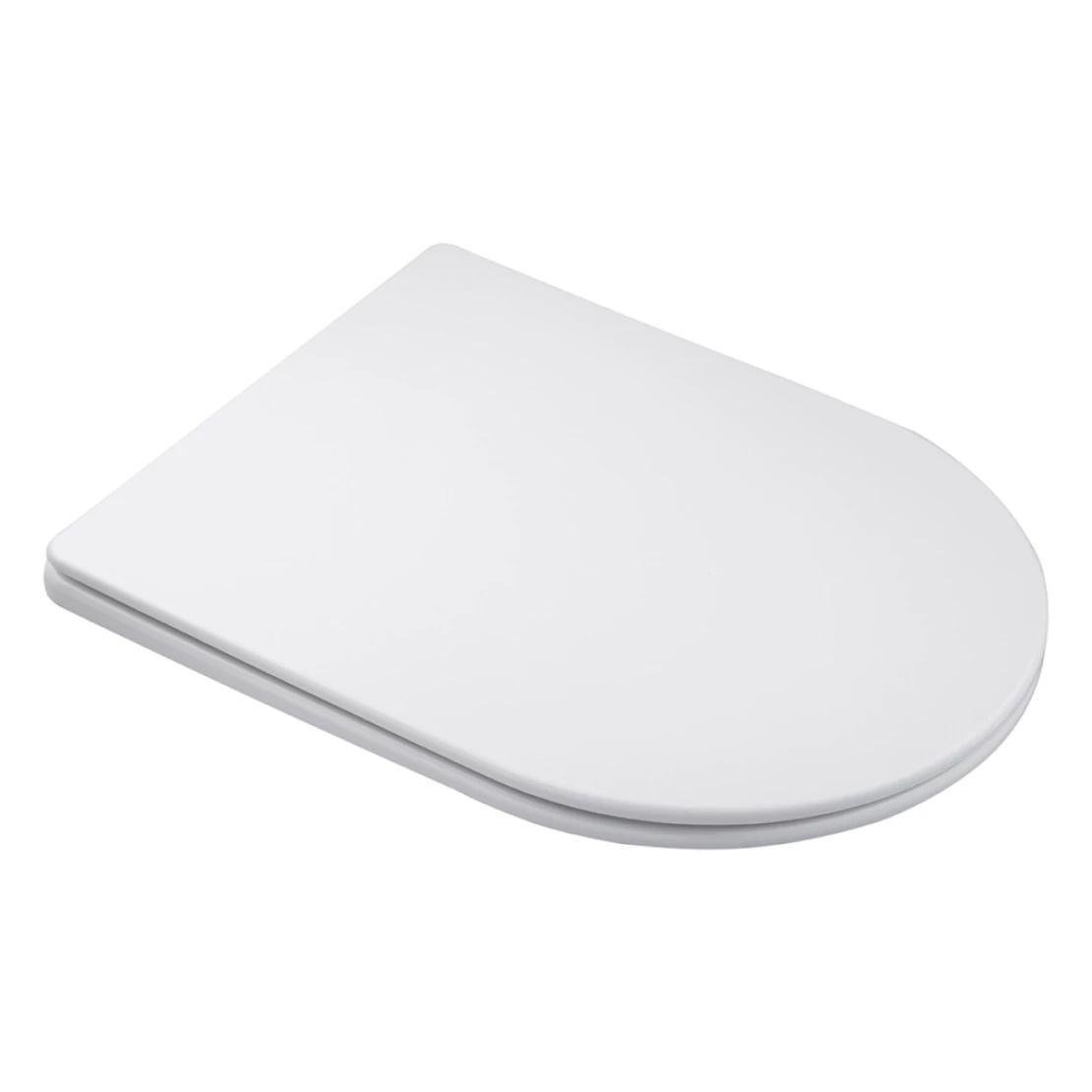 Унитаз подвесной Kroner Harz WHI483632 TORNADO безободочный с сиденьем Slim Duroplast 320х365 мм Белый (KE523629WHIR) - фото 8 Унитаз подвесной Kroner Harz WHI483632 TORNADO безободочный с сиденьем Slim Duroplast 320х365 мм Белый (KE523629WHIR) - фото 8