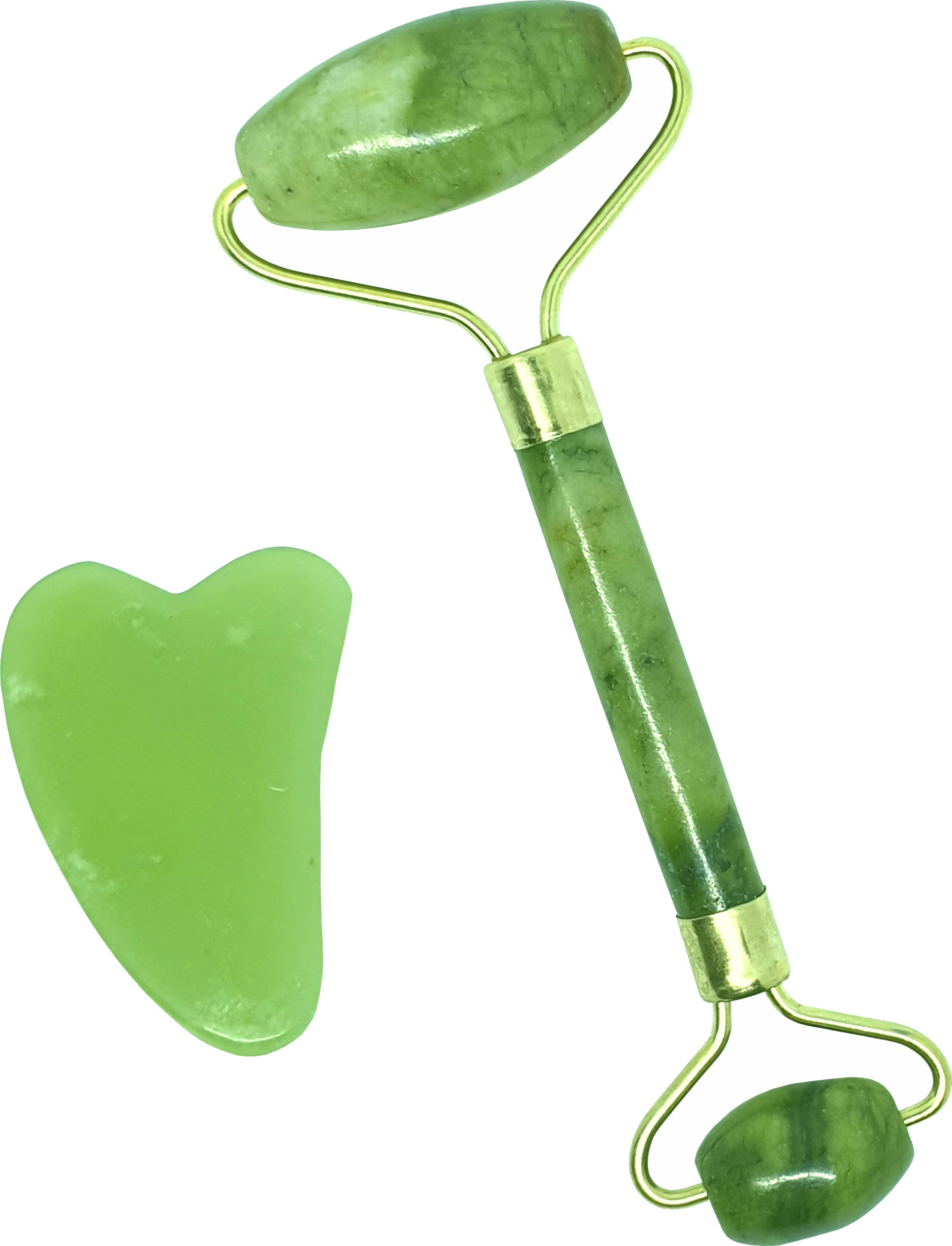 Нефритовый роллер и ГуаШа FLFWLASS Contow для массажа лица