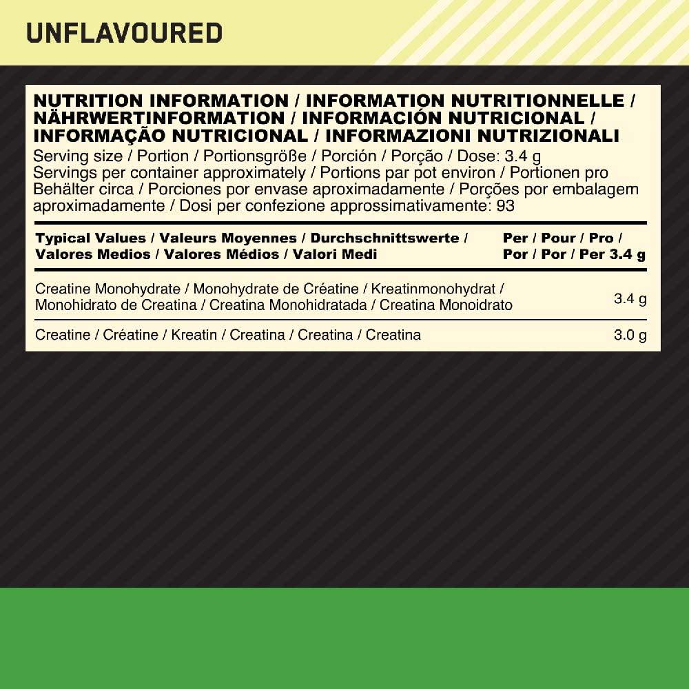 Креатин Optimum Nutrition Creatine Powder UK 317g - фото 2